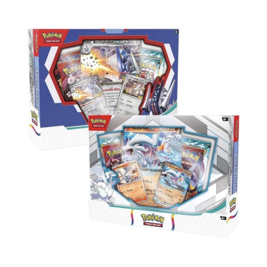 Pokemon TCG English | Archaludon ex & Reshiram ex Collection Box