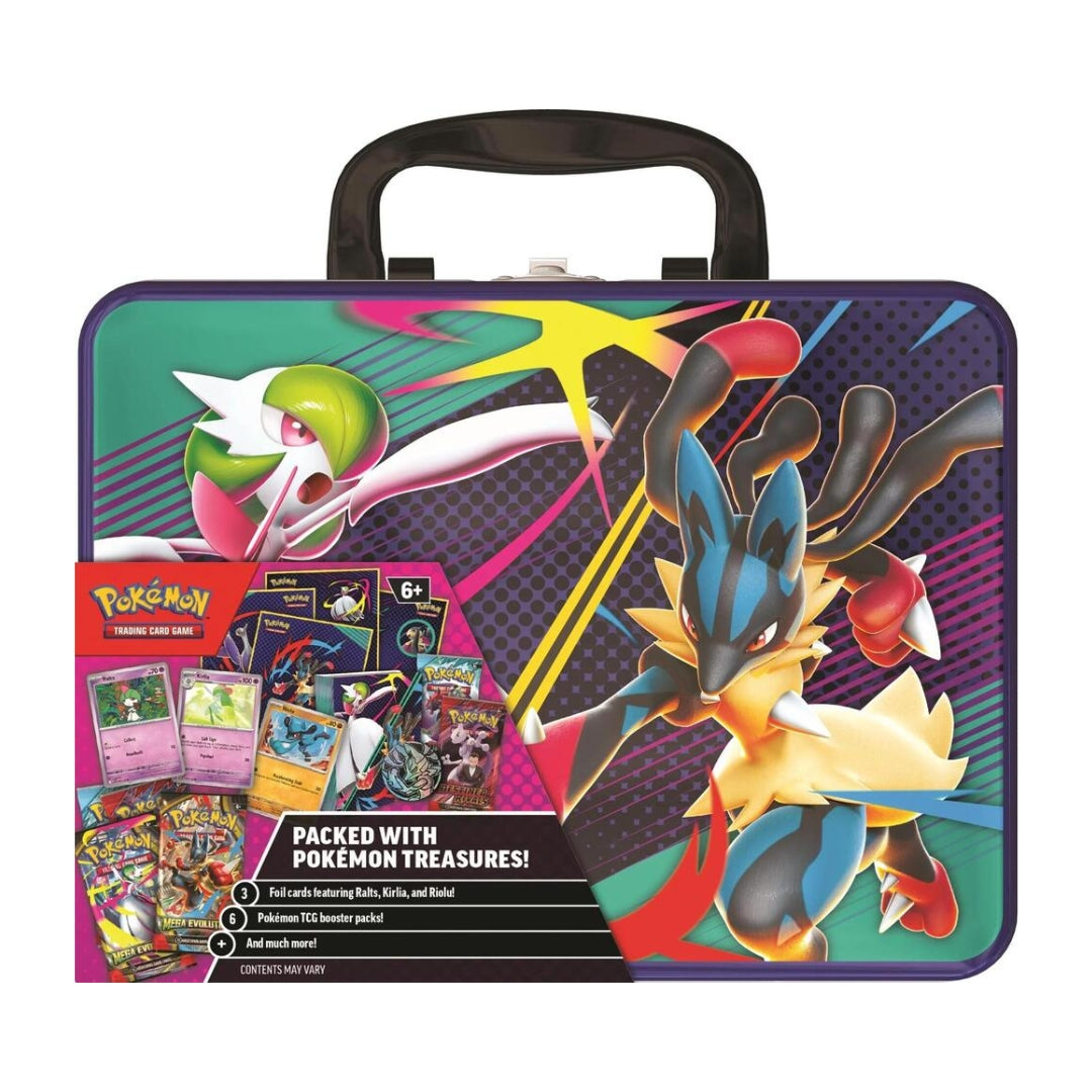 Pokemon TCG English | FALL 2025 COLLECTOR CHEST LUNCH BOX (MEGA LUCARIO & GARDEVOIR)