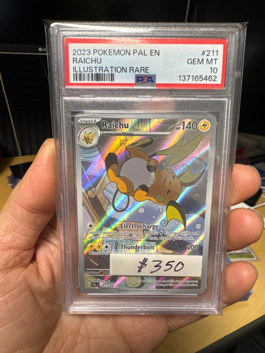 Raichu - Illustration Rare SV02: Paldea Evolved 211/193 NM