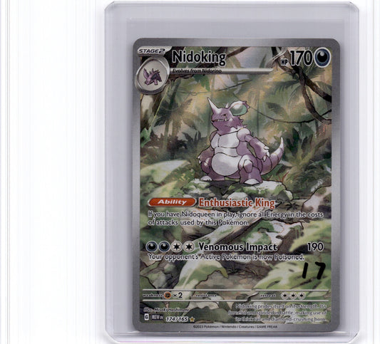 Nidoking Illustration Rare SV: Scarlet & Violet 151 174/165 NM