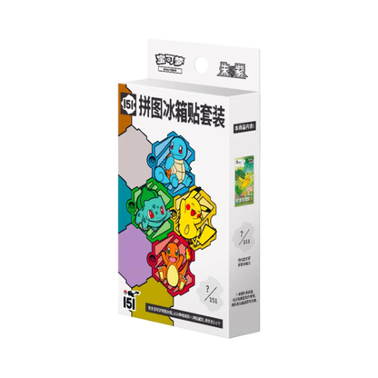 Pokemon TCG Chinese | 151 Puzzle Fridge Magnet Set