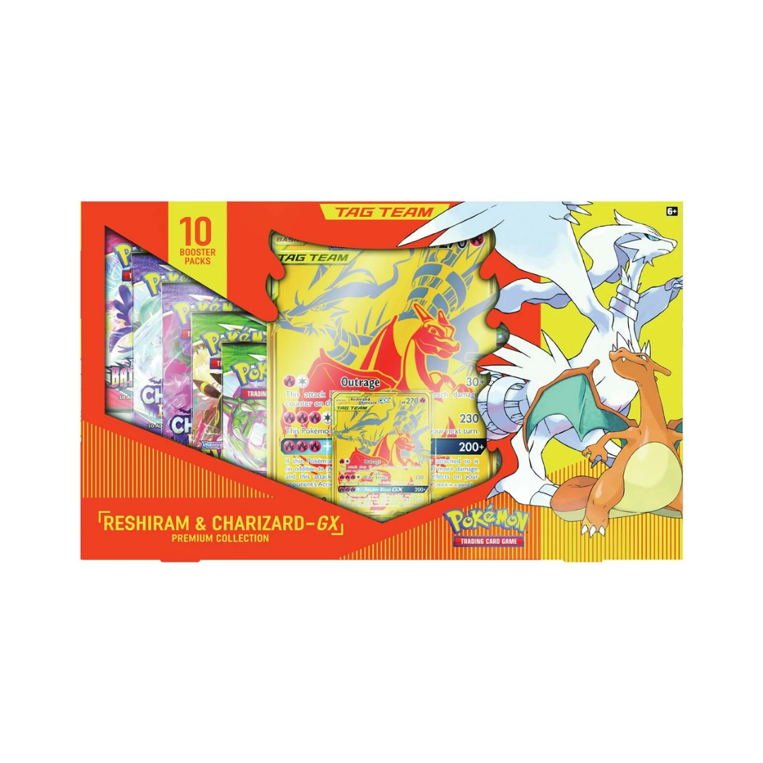 Pokemon TCG English | Reshiram & Charizard GX Premium Collection