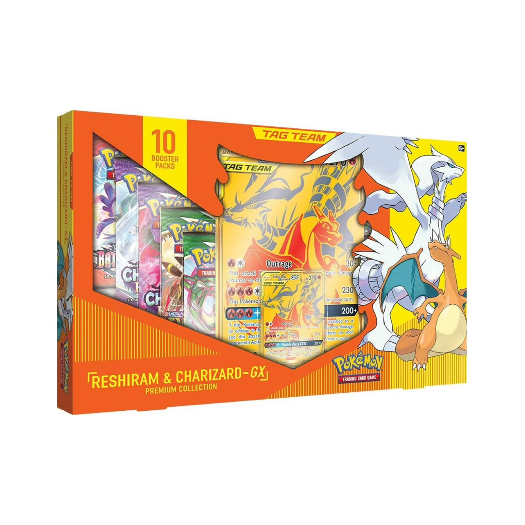Pokemon TCG English | Reshiram & Charizard GX Premium Collection