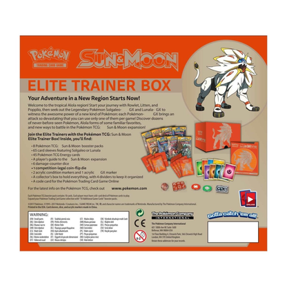 Pokemon TCG English | Sun & Moon Elite Trainer Boxes