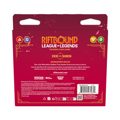 Riftbound TCG | Zed vs Shen Showdown Deck