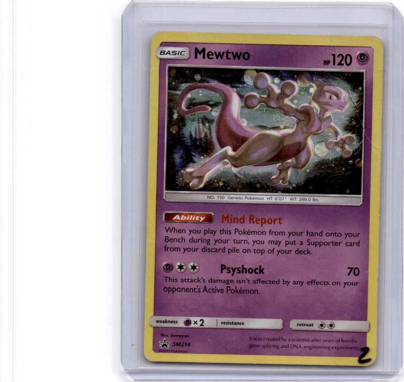 Mewtwo Promo SM Promos SM214 NM
